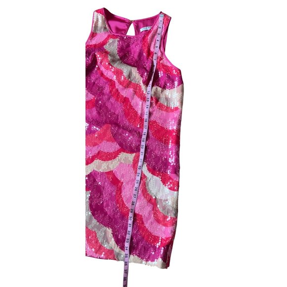 Trina Turk‎ kaleidoscope sequin dress size 10 - Picture 6 of 10